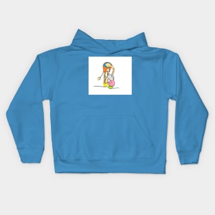 best friend hugs Kids Hoodie